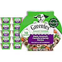 Greenies Smart Topper Complement, Duck, Broccoli, Carrots & Barley Recipe Wet Dog Food