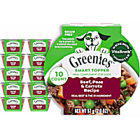 Greenies Smart Topper Complement, Beef, Peas & Carrots Recipe Wet Dog Food