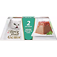 Fancy Feast Gems Mousse Pate With Tuna and Halo of Savory Gravy Wet Cat Food