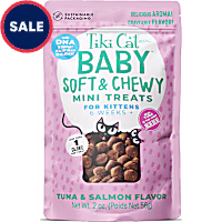 Tiki Cat Baby Tuna & Salmon, Soft & Chewy Treats for Kittens