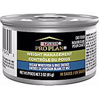 Purina Pro Plan Adult Weight Management Ocean Whitefish and Rice Entree in Sauce High Protein Wet Cat Food