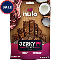 Nulo Grain-Free High Protein, Beef with Coconut Premium Jerky Dog Treats