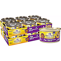 Wellness Complete Health Grain Free Turkey & Salmon Entree Pate Wet Cat Food