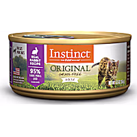 Instinct Original Grain Free Real Rabbit Recipe Natural Wet Canned Cat Food