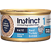 Instinct Limited Ingredient Diet Grain Free Real Turkey Recipe Natural Wet Canned Cat Food