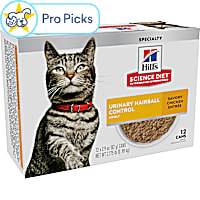 Hill's Science Diet Adult Urinary & Hairball Control Wet Canned Cat Food Multipack
