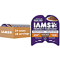 Iams Perfect Portions Grain Free Chicken Recipe Cuts in Gravy Healthy Kitten Wet Food