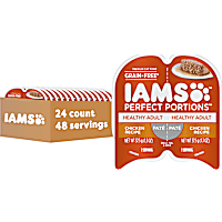 IAMS Perfect Portions Healthy Adult Grain Free Chicken Recipe Wet Cat Food Pate
