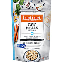 Instinct Freeze Dried Raw Meals Grain Free Wild-Caught Alaskan Pollock Recipe Cat Food