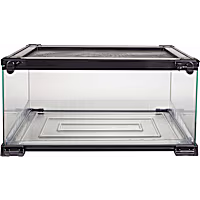 Zilla Black QuickBuild Terrarium with Easy Clean Bedding Tray