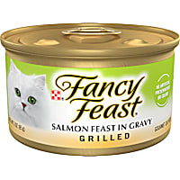 Fancy Feast Grilled Salmon Feast in Wet Cat Food Gravy
