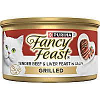 Fancy Feast Grilled Beef and Liver Feast in Wet Cat Food Gravy
