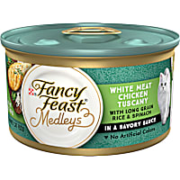 Fancy Feast Medleys White Meat Chicken Tuscany With Long Grain Rice & Greens Wet Cat Food