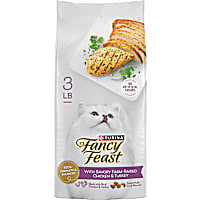 Fancy Feast with Savory Chicken and Turkey Dry Cat Food