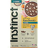 Instinct Raw Boost Puppy Whole Grain Real Chicken & Brown Rice Recipe Natural Dry Dog Food
