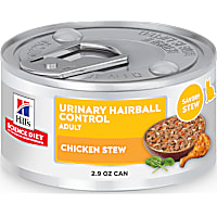 Hill's Science Diet Adult Urinary Hairball Control Chicken & Vegetable Stew Wet Cat Food