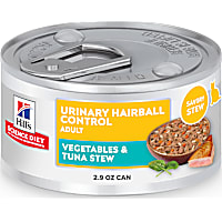 Hill's Science Diet Adult Urinary Hairball Control Vegetable & Tuna Stew Wet Cat Food