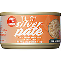 Tiki Cat Silver Chicken Recipe in Broth Pate Wet Cat Food