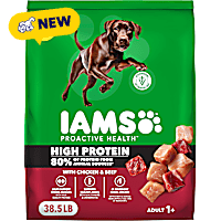Iams ProActive Health With Chicken & Beef High Protein Dry Dog Food