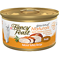 Fancy Feast Gourmet Naturals Turkey Recipe Pate Wet Cat Food