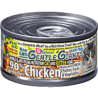 Gentle Giants Natural Non GMO Chicken Cat and Kitten Can Food