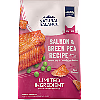 Natural Balance Limited Ingredient Adult Grain-Free Dry Cat Food Salmon & Green Pea Recipe
