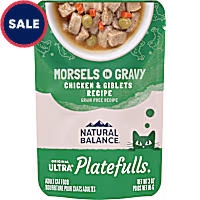 Natural Balance Platefulls Chicken & Giblets Formula in Gravy Adult Wet Cat Food
