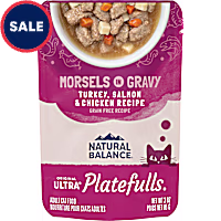 Natural Balance Platefulls Turkey & Salmon in Gravy Indoor Formula Adult Wet Cat Food