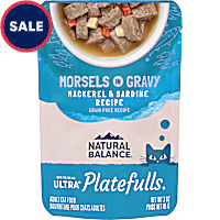 Natural Balance Platefulls Mackerel & Sardine in Gravy Indoor Formula Adult Wet Cat Food