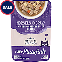 Natural Balance Platefulls Chicken & Chicken Liver in Gravy Indoor Formula Adult Wet Cat Food