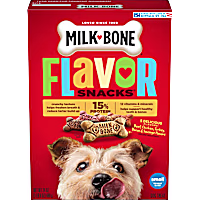 Milk-Bone Flavor Snacks Small Dog Biscuits, Flavored Crunchy Dog Treats