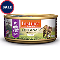 Instinct Original Grain Free Real Rabbit Recipe Natural Wet Canned Cat Food