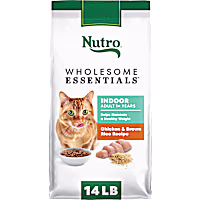 Nutro Wholesome Essentials Chicken & Brown Rice Recipe Indoor Dry Cat Food