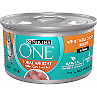 Purina ONE Natural Ideal Weight White Meat Chicken Recipe in Sauce Wet Cat Food