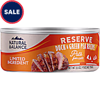 Natural Balance Limited Ingredient Adult Grain-Free Wet Canned Cat Food Duck & Green Pea Recipe