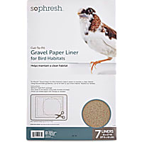 So Phresh Gravel Paper Liner for Bird Habitats