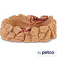 Imagitarium Marbled Deep Soaker Reptile Dish