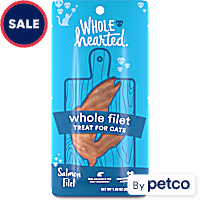 WholeHearted Protein-Rich Salmon Filet Cat Treat