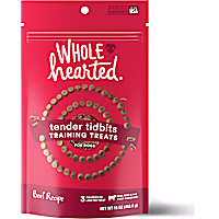 WholeHearted Grain-Free Tender Tidbits Beef Recipe Dog Training Treats