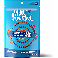 WholeHearted Grain-Free Tender Tidbits Salmon Recipe Dog Training Treats