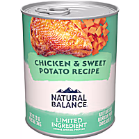 Natural Balance Limited Ingredient Adult Grain-Free Wet Canned Dog Food Chicken & Sweet Potato Recipe
