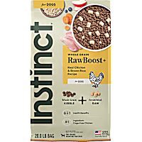 Instinct Raw Boost Whole Grain Real Chicken & Brown Rice Recipe Natural Dry Dog Food