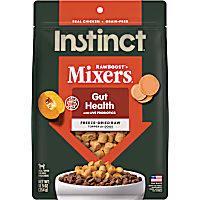 Instinct Freeze Dried Raw Boost Mixers Grain Free Gut Health Grain Free All Natural Dog Food Topper