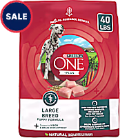Purina ONE Natural High Protein Plus Large Breed Formula Dry Puppy Food