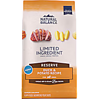 Natural Balance Limited Ingredient Puppy Grain-Free Dry Dog Food Reserve Duck & Potato Recipe