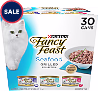 Fancy Feast Grilled Seafood Collection in Wet Cat Food Variety Pack