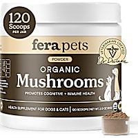 Fera Pets USDA Organic Mushrooms Immune Support for Dogs & Cats