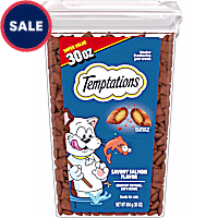 Temptations Classic Savory Salmon Flavor Crunchy and Soft Cat Treats
