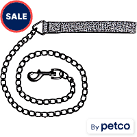 YOULY Black Chain Dog Leash