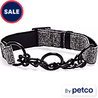 YOULY Black Martingale Dog Collar